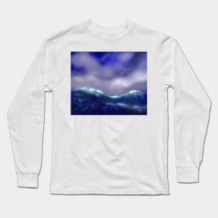 Tips of the waves Long Sleeve T-Shirt